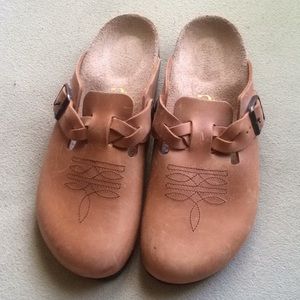 birkenstocks with braided strap